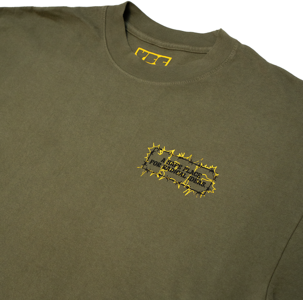 GRILLED CHEESE T-SHIRT (ARMY GREEN)